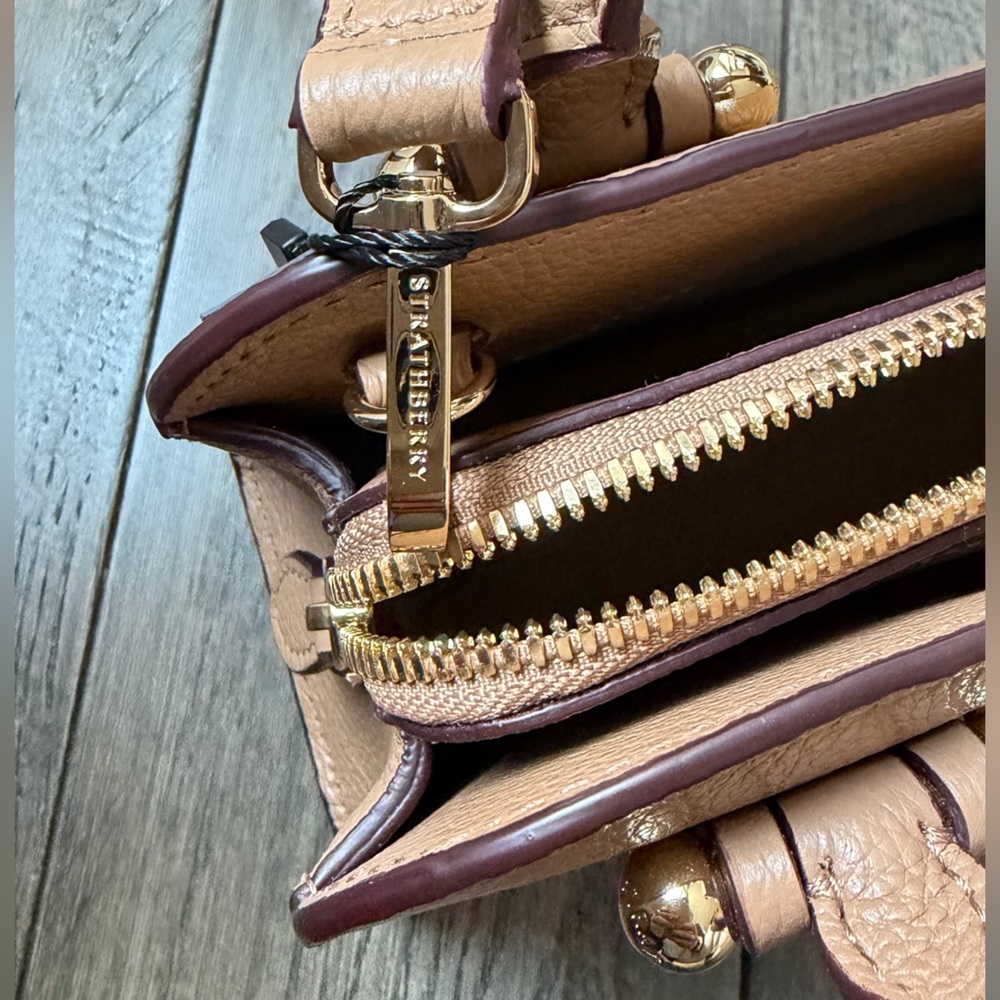 Strathberry Tan Crossbody Bag NWT 685$ - Picture 15 of 17